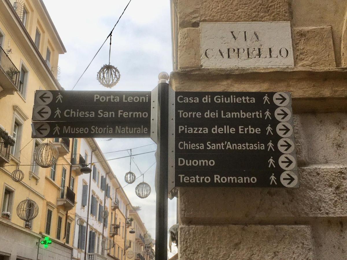 A Due Passi Da Giulietta-Casa Capuleti Lägenhet Verona Exteriör bild